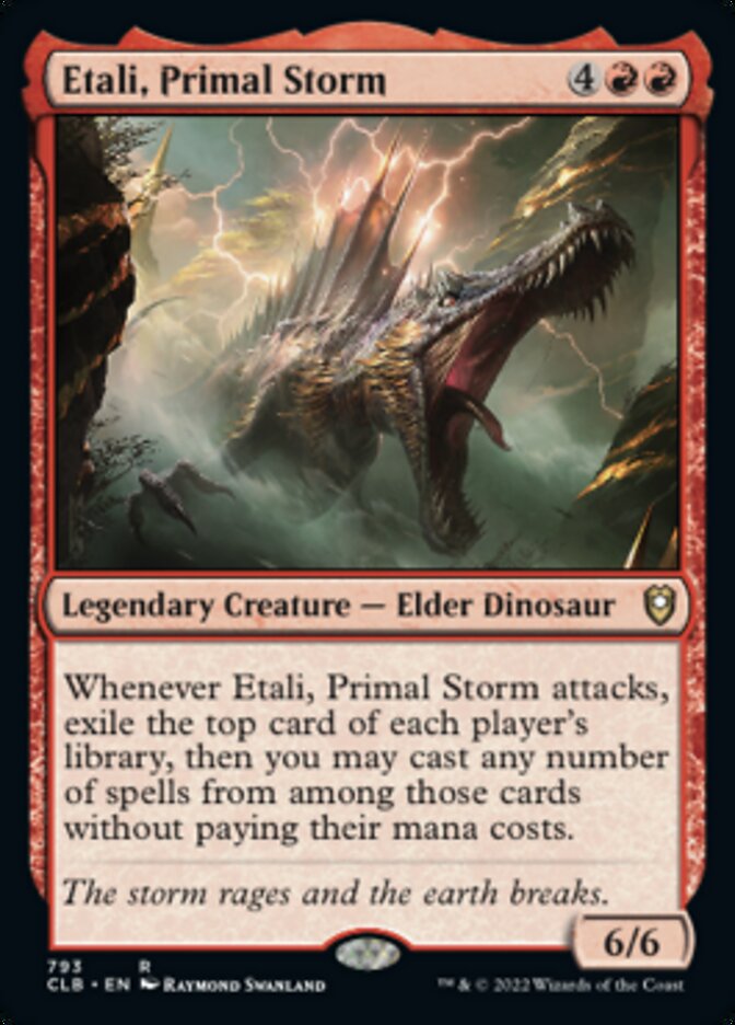 Etali, Tormenta Primigenia [Commander Legends: Battle for Baldur's Gate]