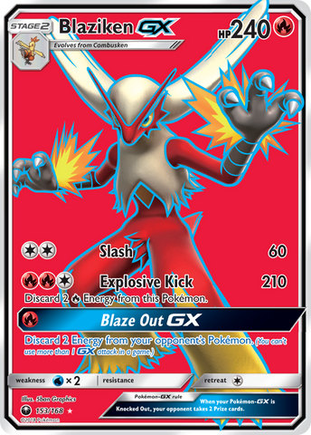 Blaziken GX (153/168) [Sol y Luna: Tormenta Celestial]