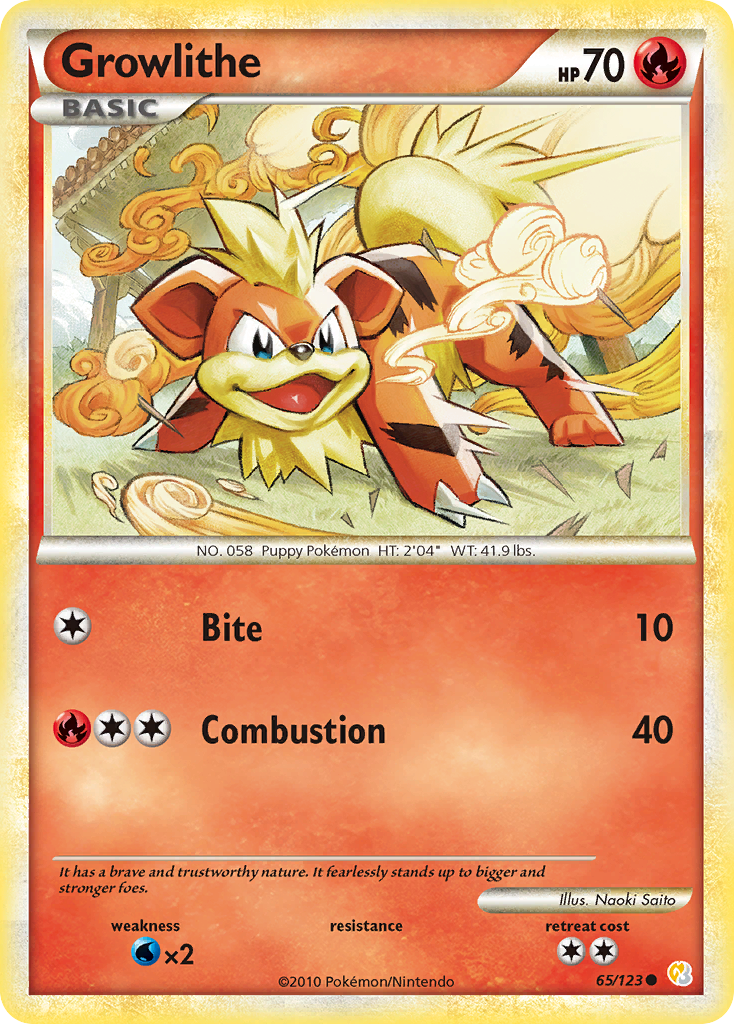 Caninos (65/123) [HeartGold & SoulSilver : Set de Base]