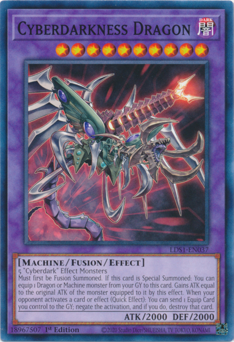 Dragón Ciberoscuro [LDS1-EN037] Común