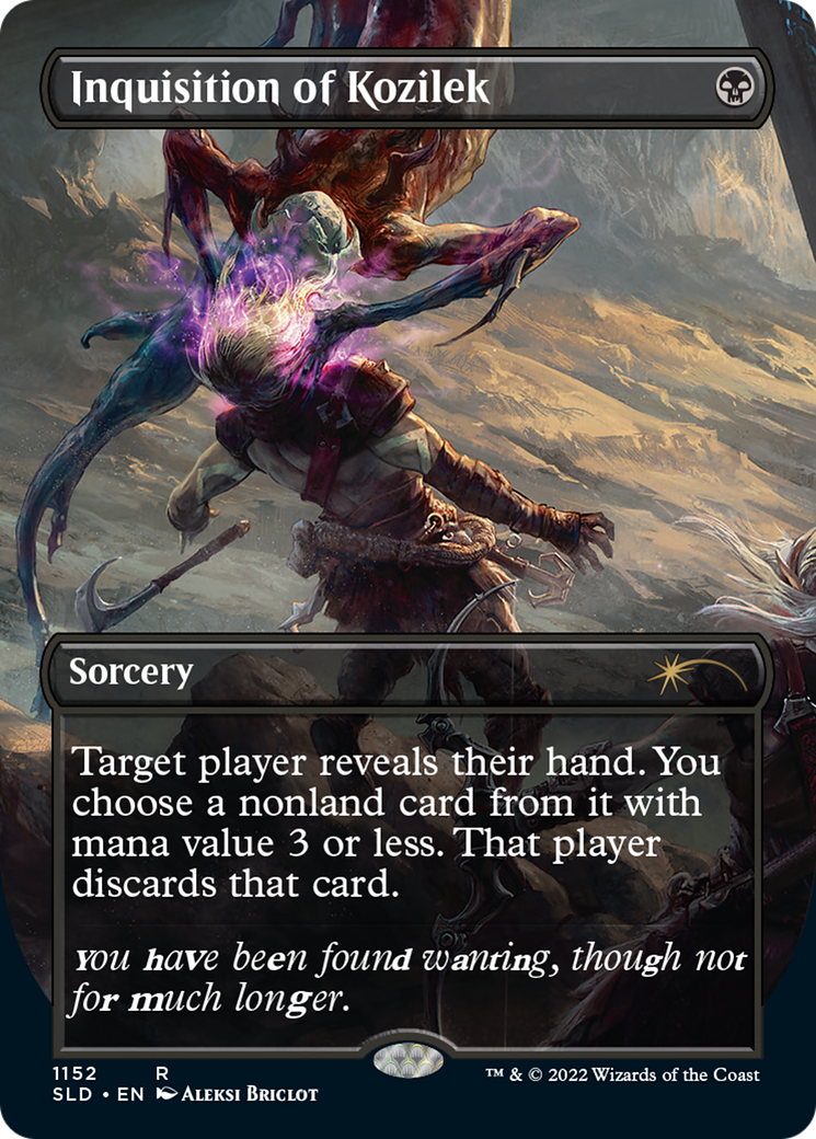 Inquisition de Kozilek (Sans bordure) [Série de cartes promos Secret Lair]