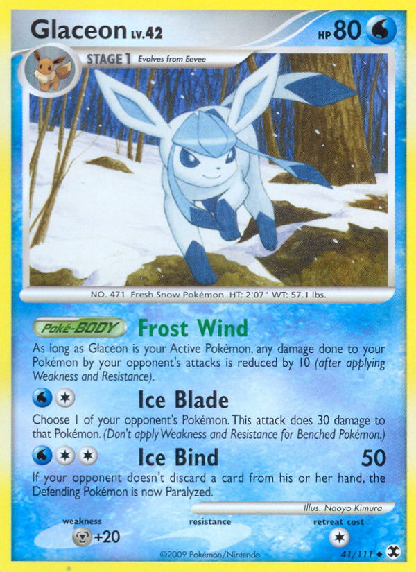 Glaceon (41/111) [Platino: Vencedores Supremos]
