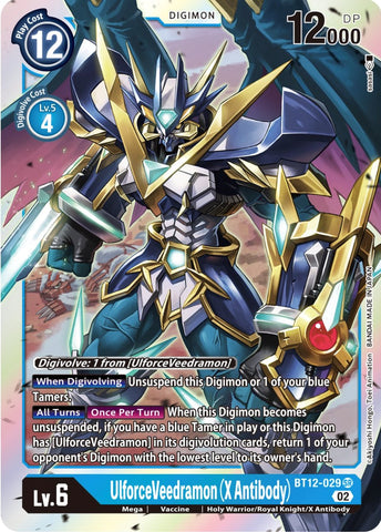 UlforceVeedramon (X Antibody) [BT12-029] [À Travers le Temps]