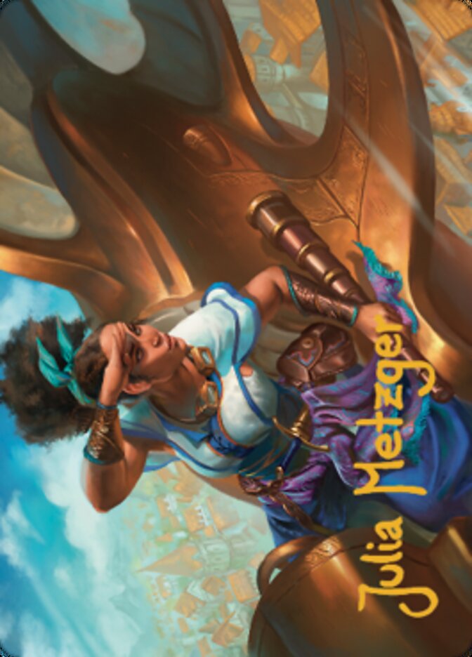 Carte artistique du Guet de Talas (Signature estampillée or) [Série artistique Dominaria uni]