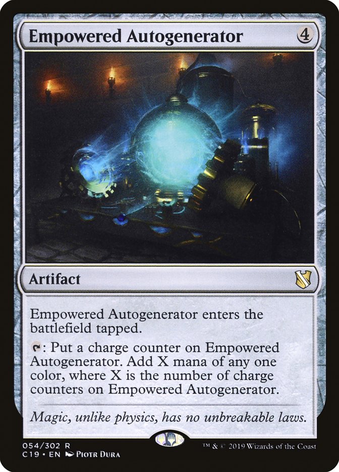 Autogénérateur surpuissant [Commander 2019]