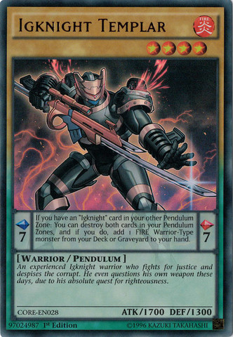 Igknight Templier [CORE-FR028] Ultra Rare