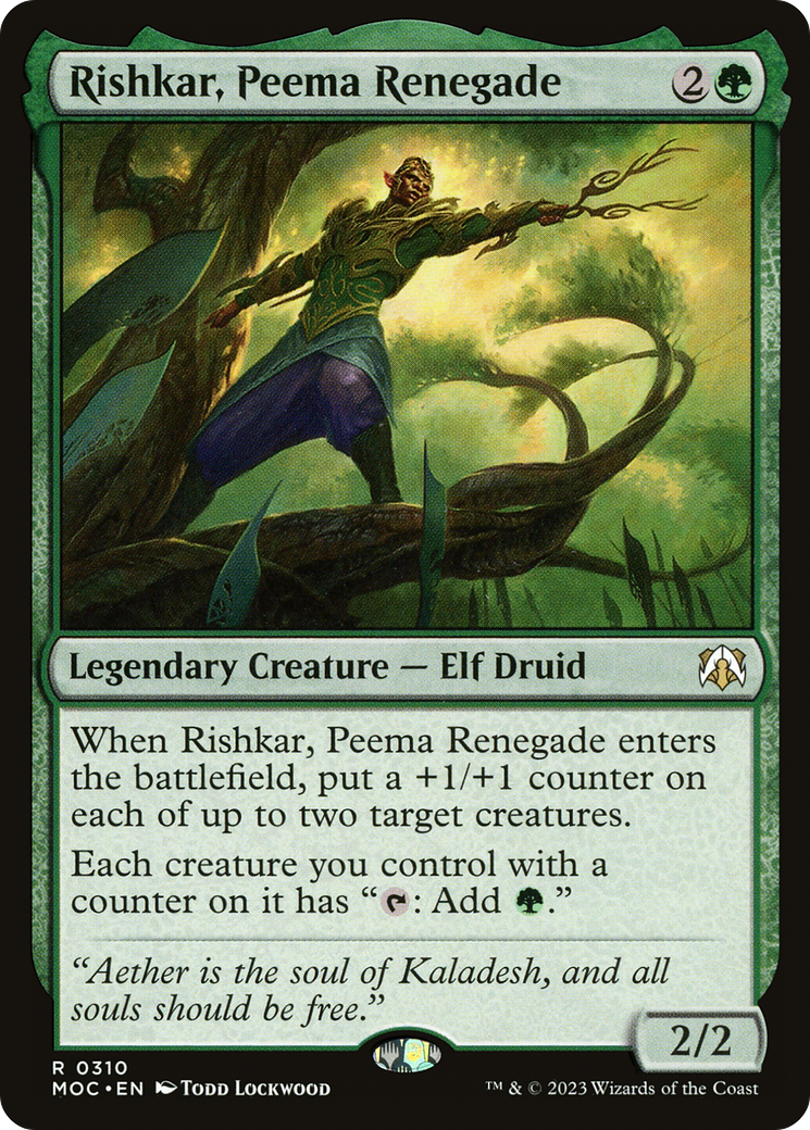 Rishkar, renegada de Peema [Marcha de la Máquina Commander]