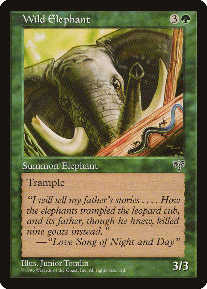 Éléphant sauvage [Mirage]