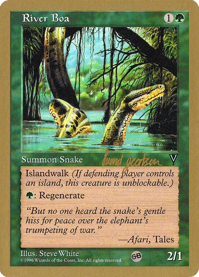 Boa de rivière (Svend Geertsen) (SB) [Decks des Championnats du Monde 1997]