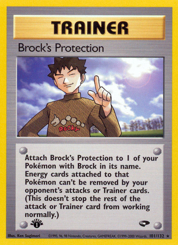 Protección de Brock (101/132) [Desafío de Gimnasio 1ª Edición]