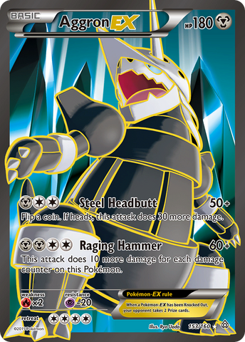 Aggron EX (153/160) [XY: Duelos Primigenios]