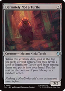 Certainement Pas une Tortue [Commandant Tortues Ninja]