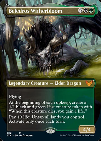 Beledros Witherbloom (Arte alternativo sin bordes) [Strixhaven: Escuela de Magos]