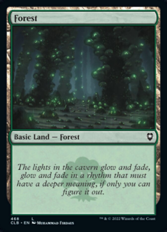 Forêt (468) [Commander Legends : Battle for Baldur's Gate]