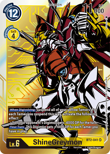 ShineGreymon [BT2-041] (Arte Alternativo) [Lanzamiento Special Booster Ver.1.5]