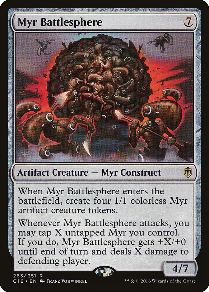 Sphère de combat myr [Commander 2016]