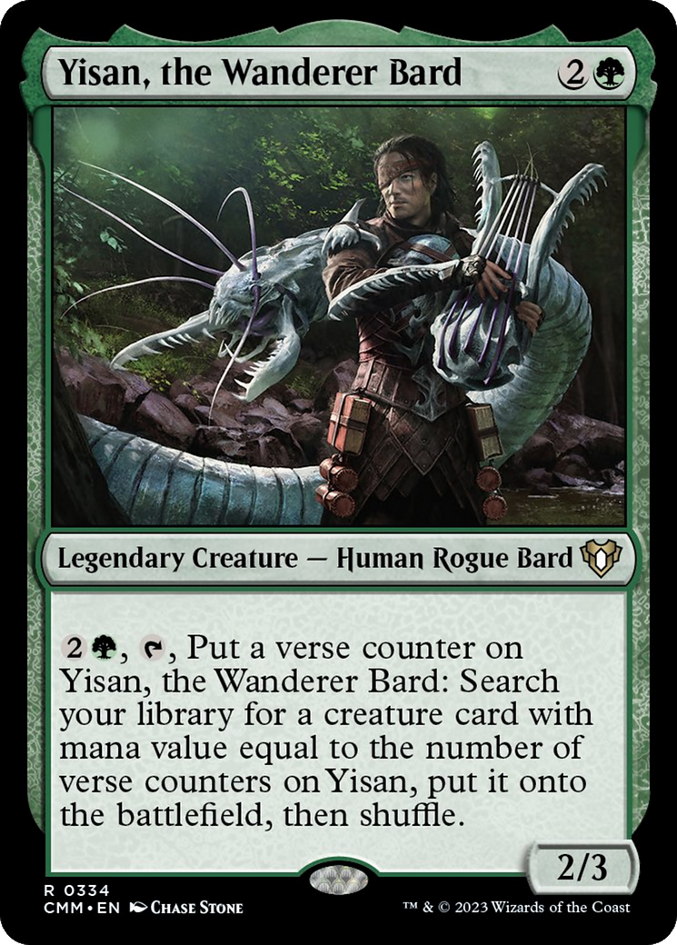 Yisan, le barde vagabond [Commander Masters]