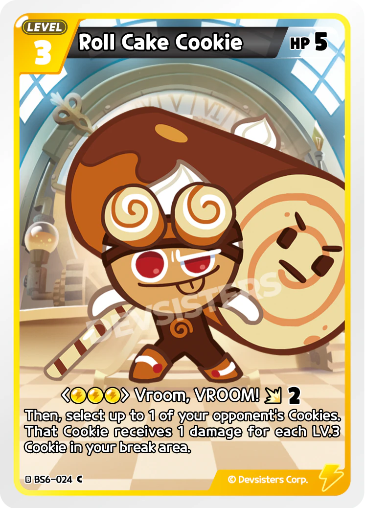 Image for Roll Cake Cookie (BS6-024) (BS6) - CookieRun: Braverse TCG