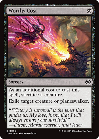 Costo Digno [Tarkir: Tormenta de Dragones]