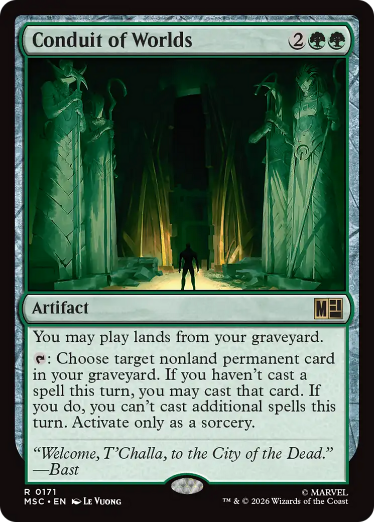 Conducto de Mundos (Surge Foil) [Marvel Super Heroes Commander]