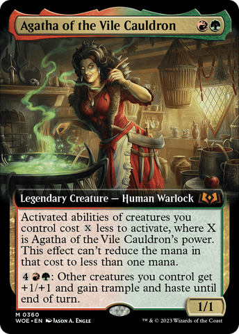 Agatha del Caldero Vil (Arte Extendido) [Wilds of Eldraine]