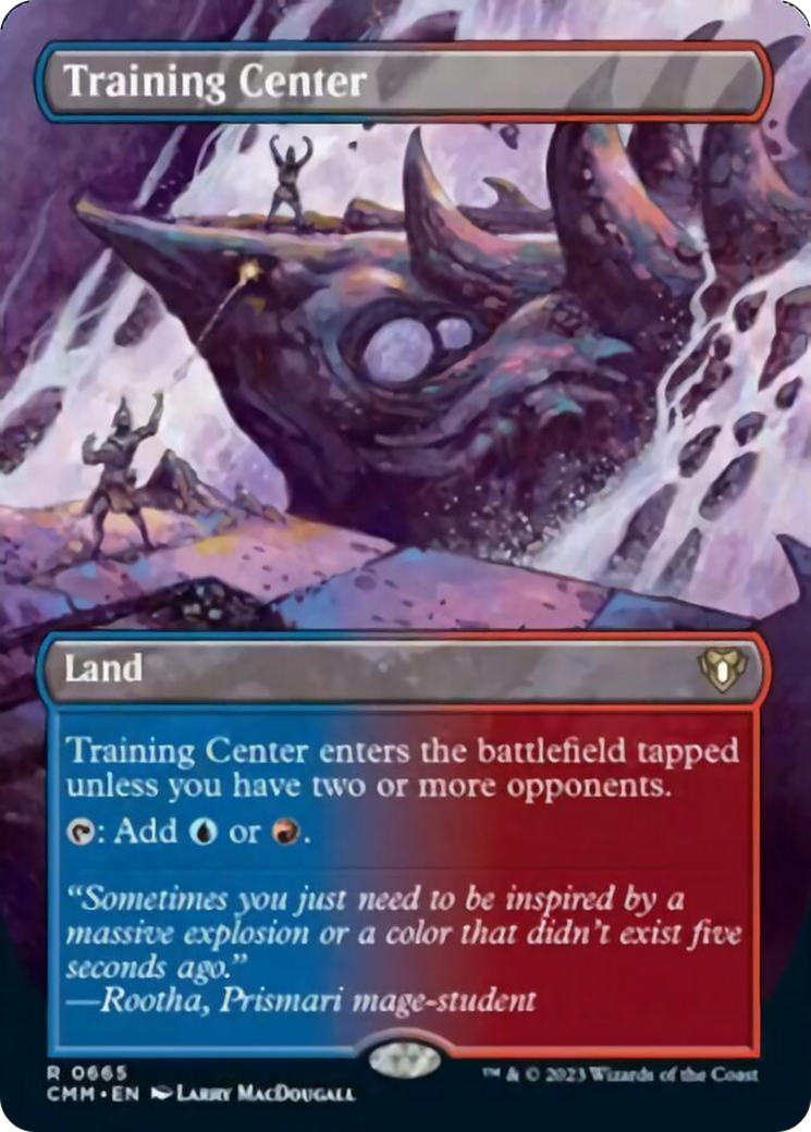 Centre d'entraînement (illustration alternative sans bordure) [Commander Masters]