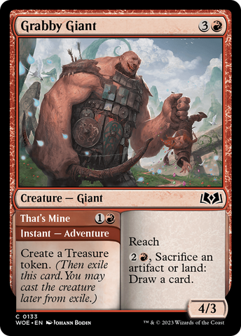 Géant agrippeur // C'est à moi ! [Les friches d'Eldraine]
