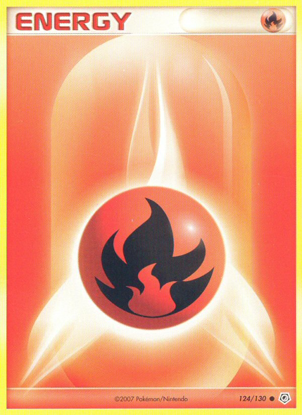 Énergie Feu (124/130) [Diamant & Perle : Set de Base]