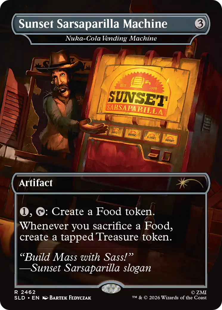 Sunset Sarsaparilla Machine - Nuka-Cola Vending Machine [Secret Lair Drop Series]