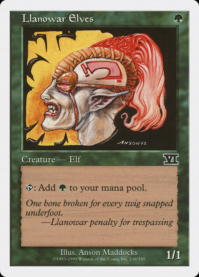 Elfos de Llanowar [Sexta Edición]