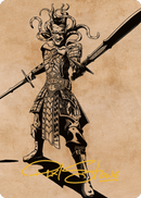 Zevlor, exilé d'Elturel, carte artistique (78) (signature estampée or) [Commander Legends: Battle for Baldur's Gate Art Series]