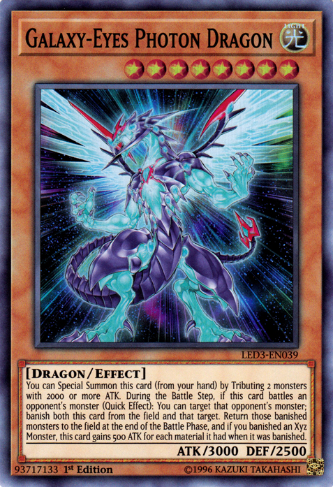Dragón de Fotones de Ojos Galácticos [LED3-EN039] Súper Rara