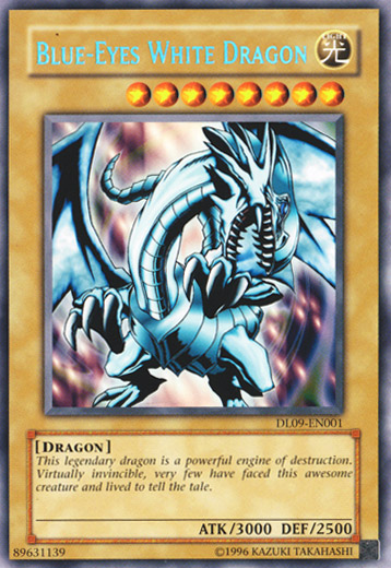 Dragon Blanc aux Yeux Bleus (Bleu) [DL09-FR001] Rare