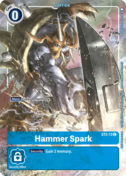 Chispa Martillo [ST2-13] (Tamer's Evolution Box) [Mazo de Inicio: Promocionales Cocytus Azul]