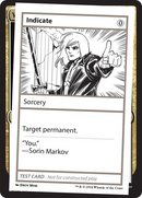 Indiquer [cartes de test Mystery Booster 2]