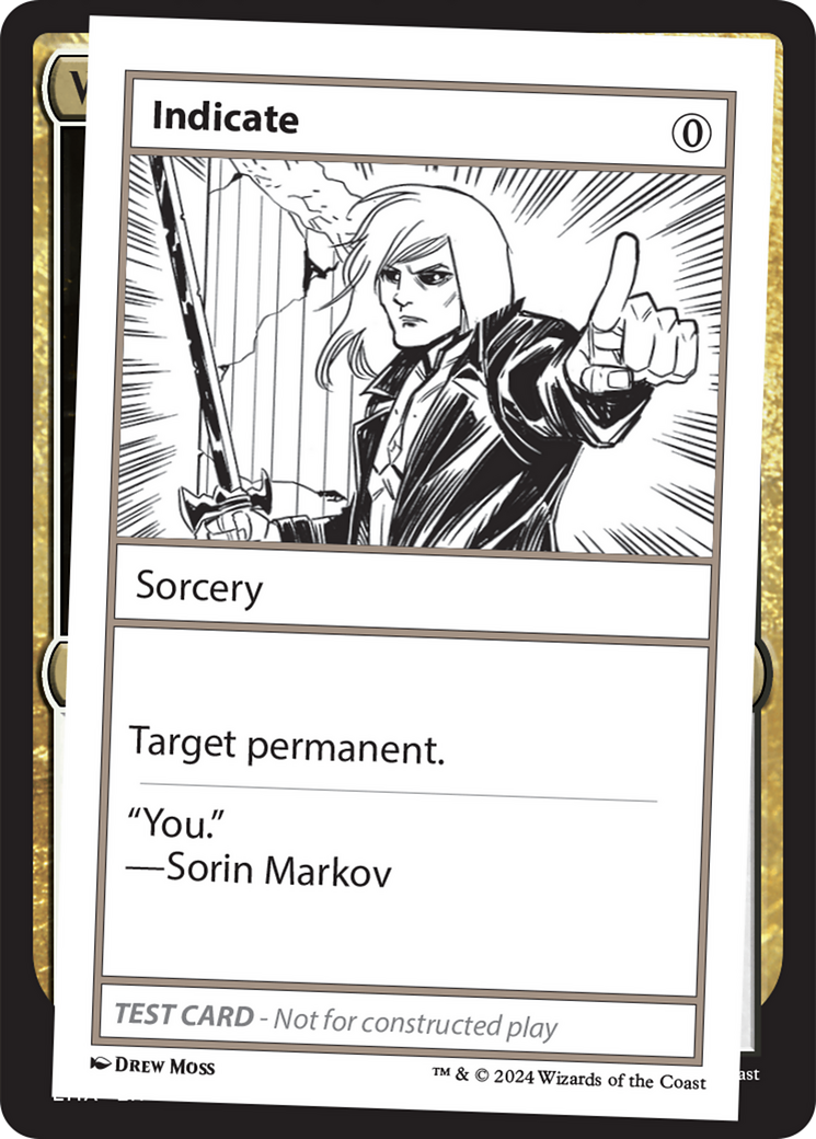 Indiquer [cartes de test Mystery Booster 2]