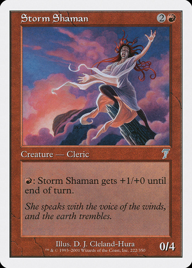 Chamane de la tempête [Septième édition]