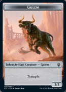 Golem (026) // Thopter Jeton recto-verso [Jetons Commander 2021]