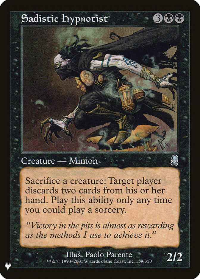 Hipnotizador sádico [Mystery Booster]