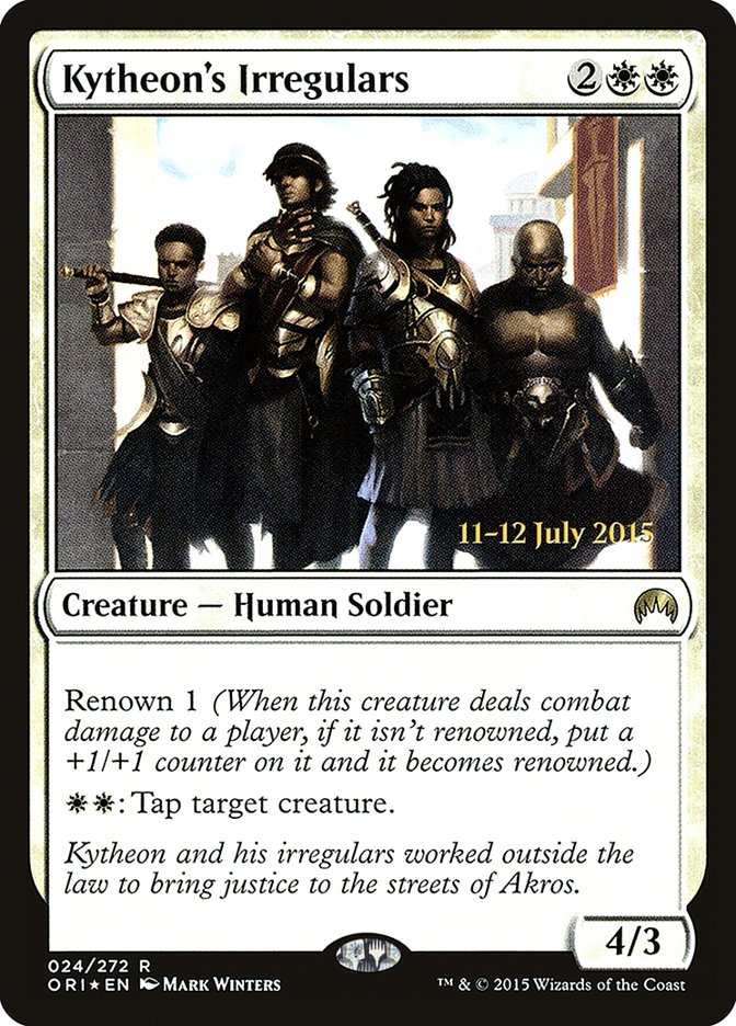 Irréguliers de Kytheon [Magic Origines : cartes promotionnelles d'avant-première]