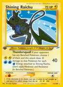 Raichu Brillant (111/105) [Néo Destin 1ère Édition]