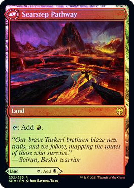 Traversée du flétrissement // Traversée brûlante [Kaldheim Prerelease Promos]