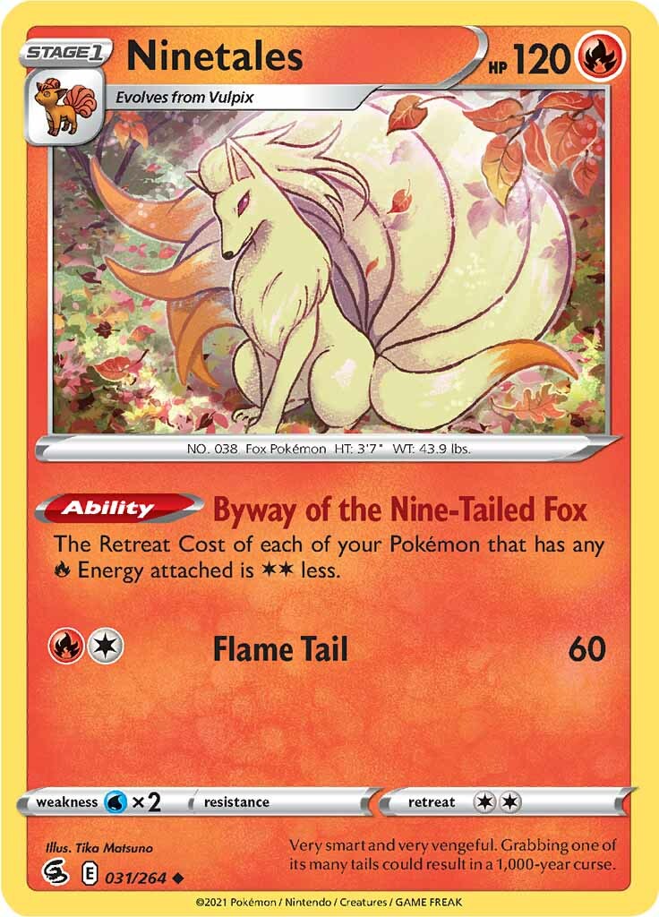 Ninetales (031/264) [Espada y Escudo: Golpe Fusión]