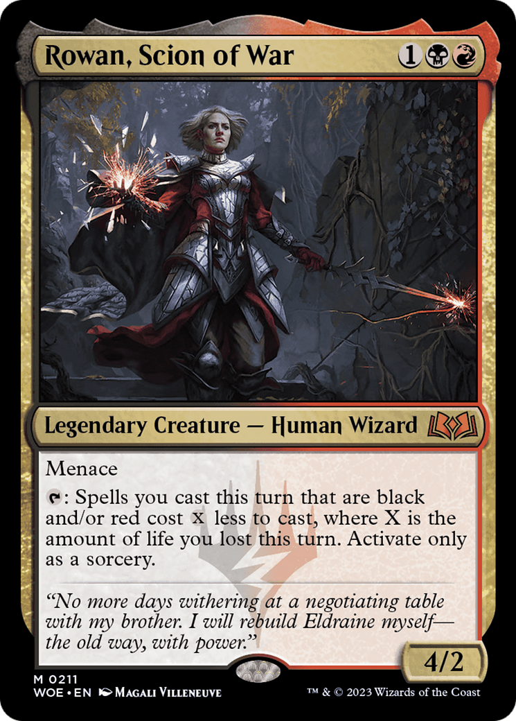Rowan, héritière de la guerre [Les friches d’Eldraine]