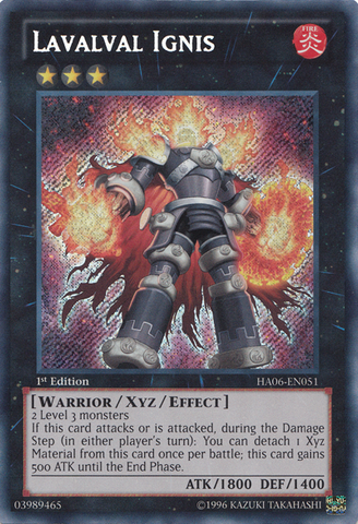 Lavalval Ignis [HA06-FR051] Secrète Rare