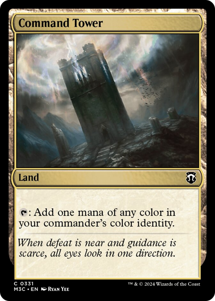 Torre de mando (foil ondulado) [Commander de Horizontes Modernos 3]