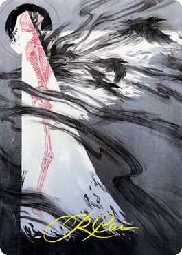 Tendrils of Agony - Carte artistique (signature estampée or) [Strixhaven : l'Académie des Mages - Série d'illustrations]