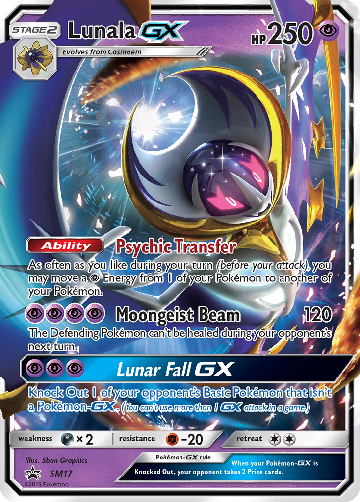 Lunala GX (SM17) [Soleil et Lune : Cartes Promo Étoiles Noires]