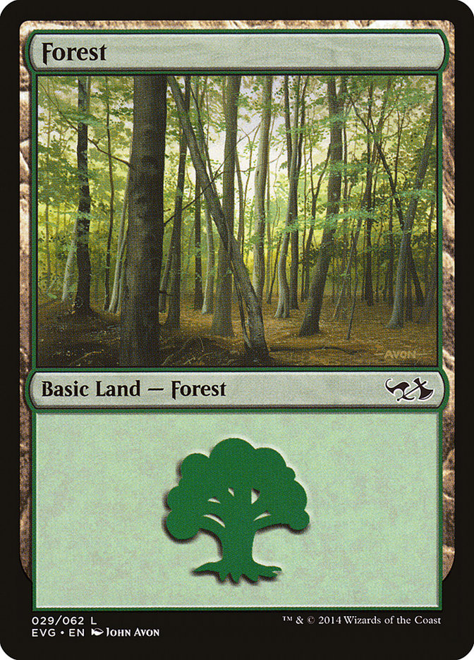 Forêt (29) (Elfes vs. Gobelins) [Duel Decks Anthology]
