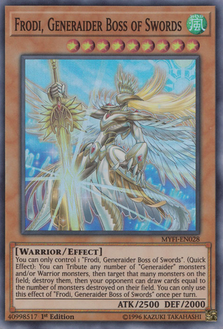 Frodi, Generaider Boss de las Espadas [MYFI-EN028] Súper Rara